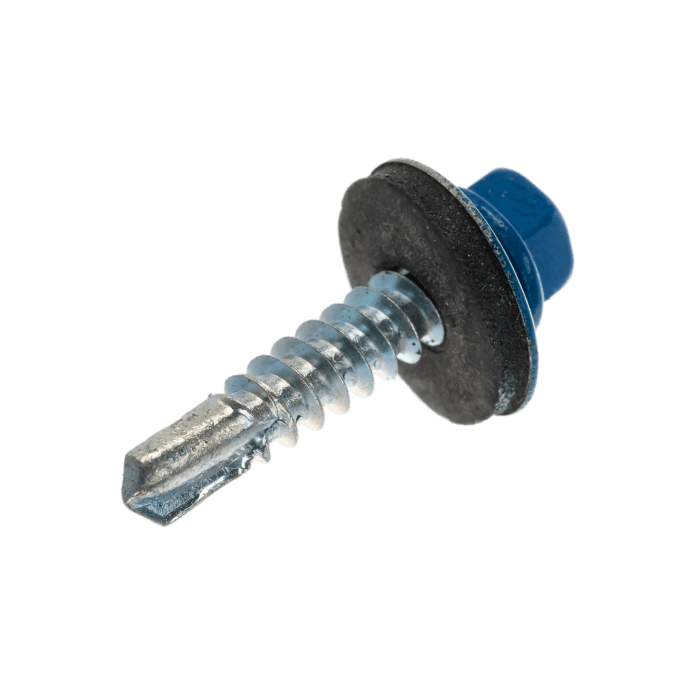 картинка Саморез кровельный RAL5005 Сигнальный синий 4,8х35 (200шт) от магазина Одежда5