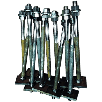 Болт фундаментный 6.1 М20х250 СТ3пс2 ГОСТ 21379.1-2012